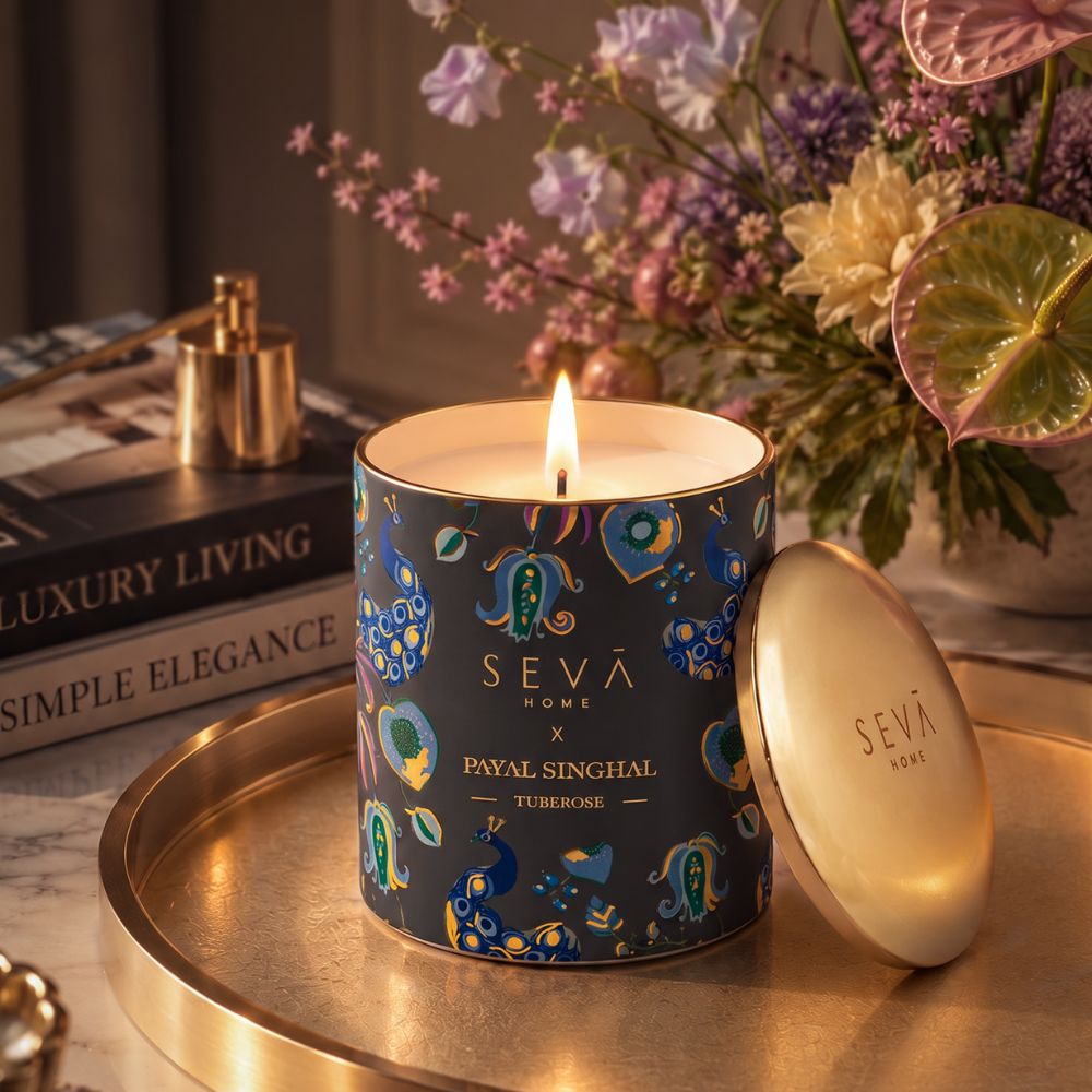 Tuberose Scented Candle | SEVA HOME x Payal Singhal Limited Edition Collection