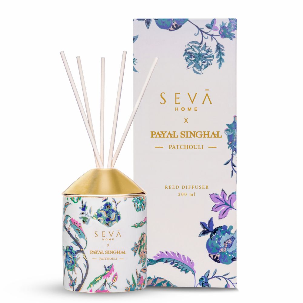 Patchouli Reed Diffuser | SEVA HOME x Payal Singhal Limited Edition Collection
