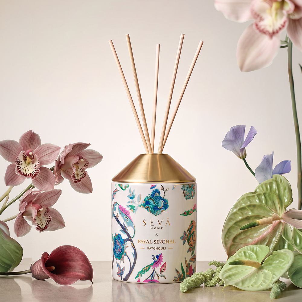 Patchouli Reed Diffuser | SEVA HOME x Payal Singhal Limited Edition Collection