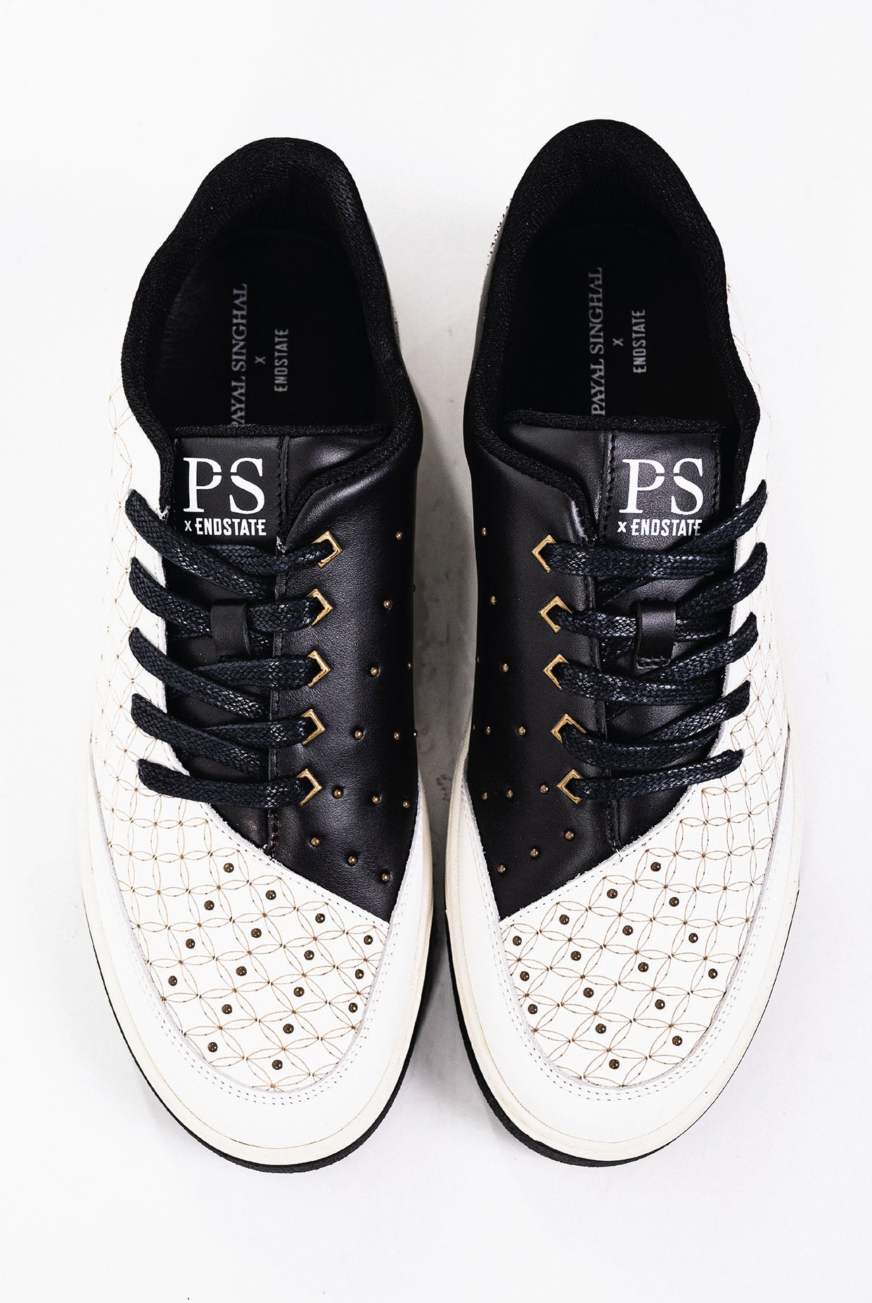 Payal Singhal X Endstate Limited Edition Sneakers - White/Black