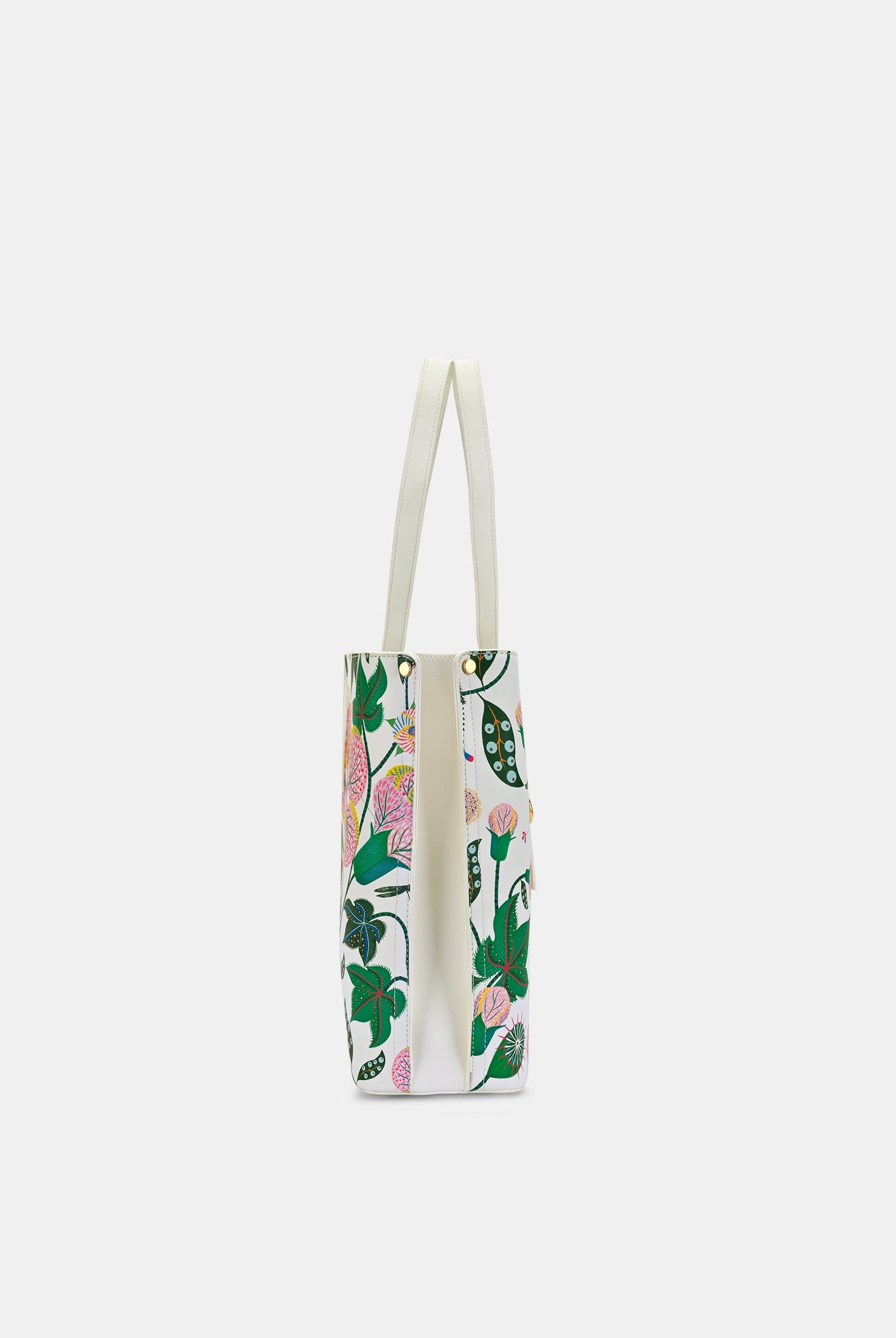 Lavie X Payal Singhal Limited Edition White Abutilon 3C Women's Tote Bag
