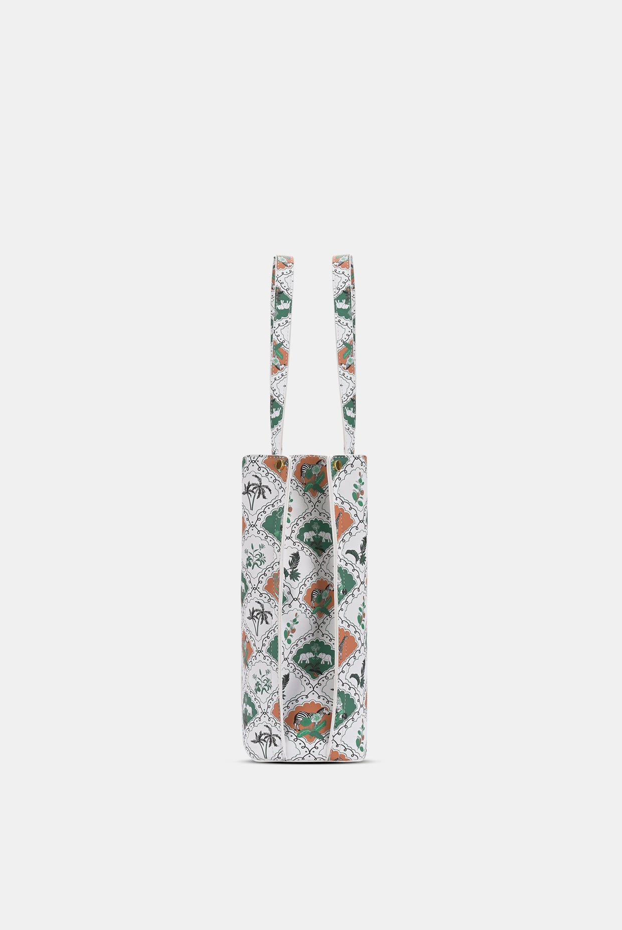 Lavie X Payal Singhal Limited Edition White Safari Print 3C Women's Tote Bag