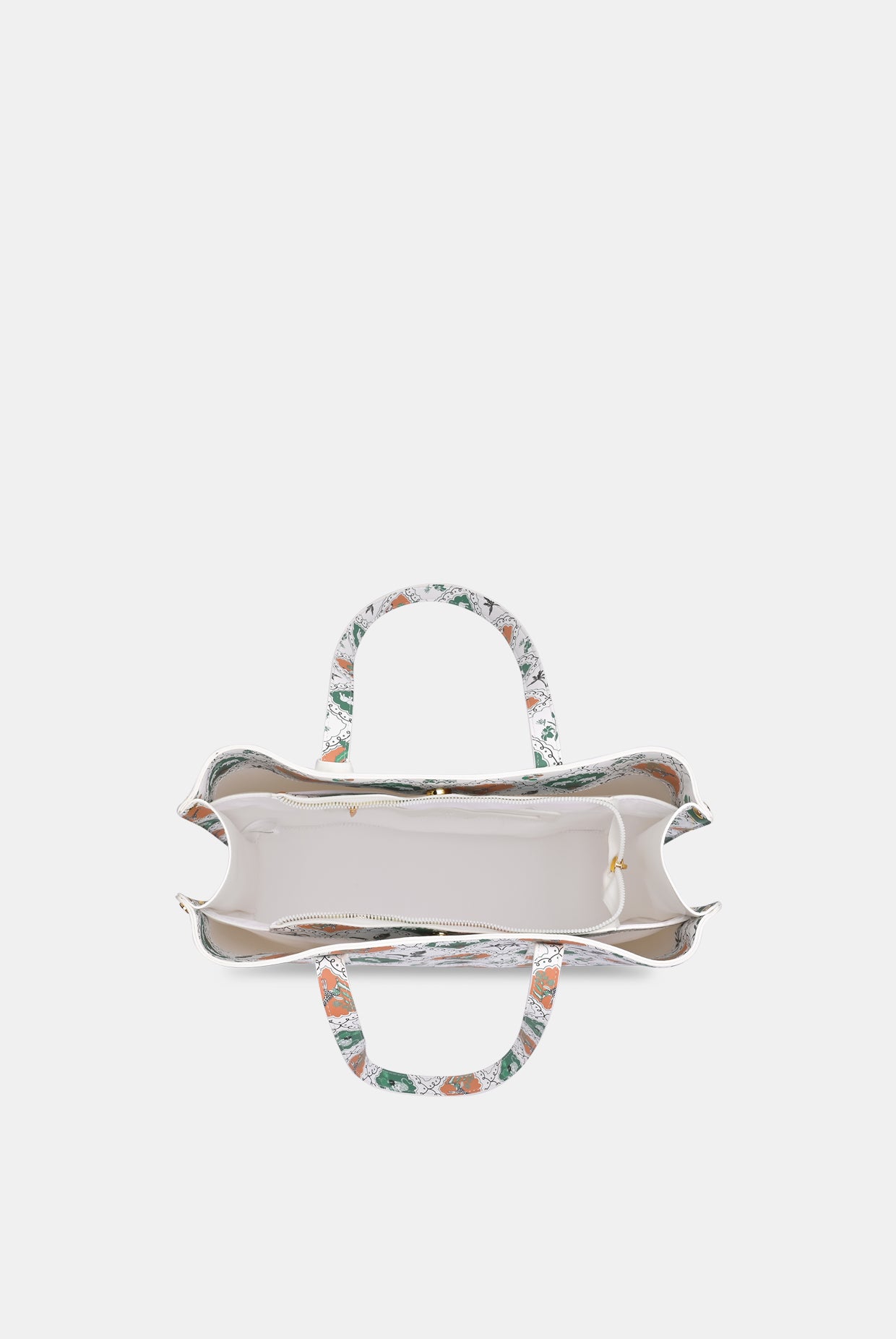 Lavie X Payal Singhal Limited Edition White Safari Print 3C Women's Tote Bag