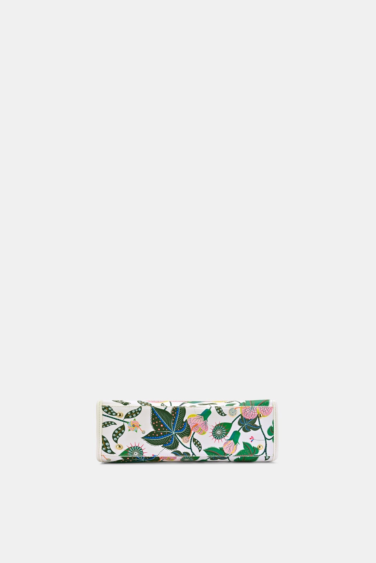 Lavie X Payal Singhal Limited Edition White Abutilon Print Women's Box Tote Bag
