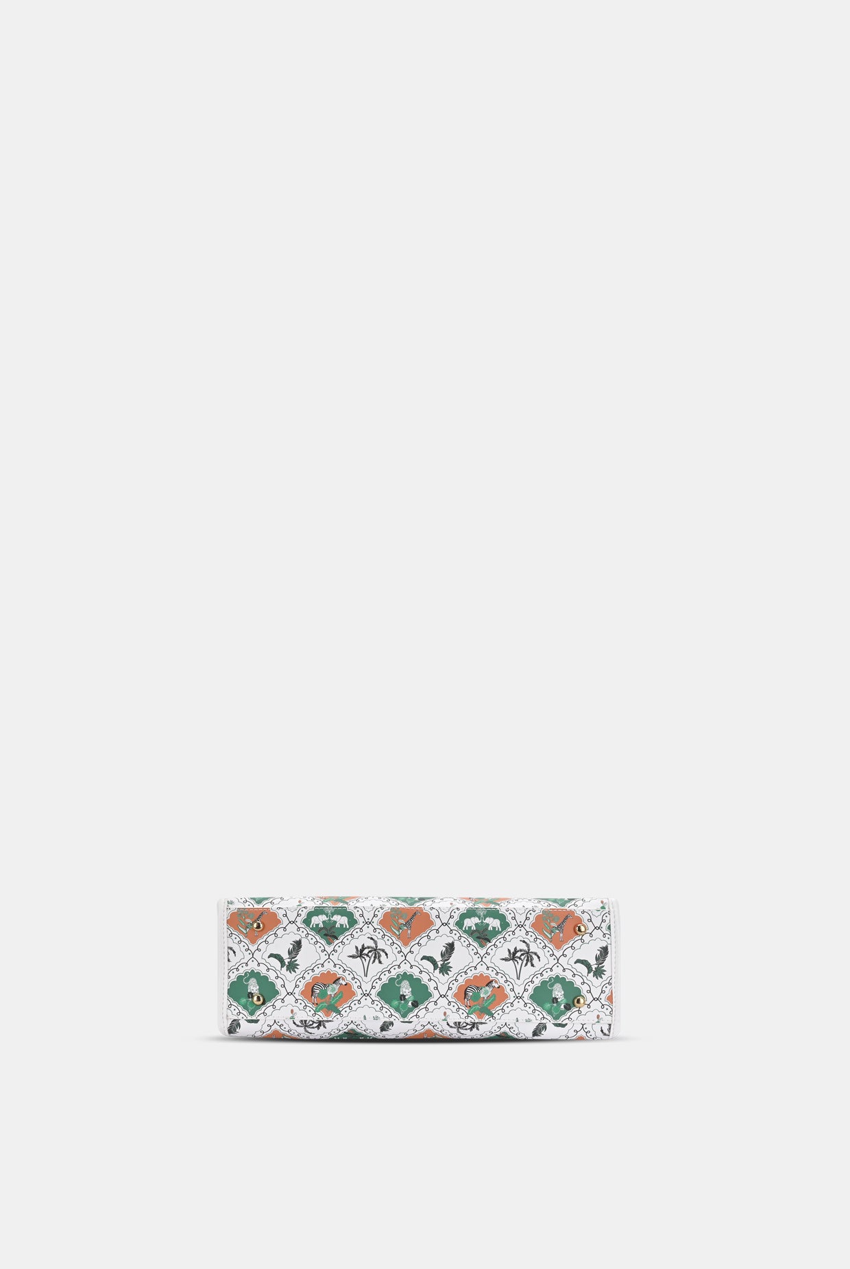 Lavie X Payal Singhal Limited Edition White Safari Print Women's Box Tote Bag