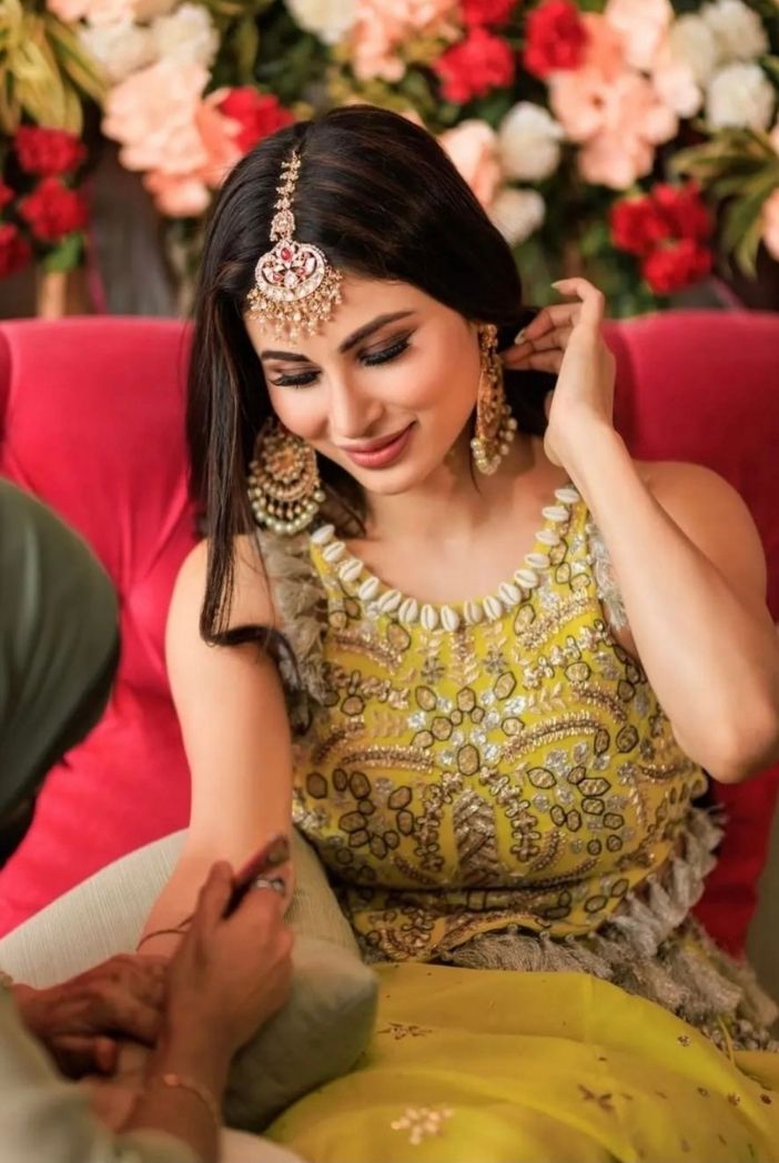 Lime Green Colour Embroidered Choli with Lehenga