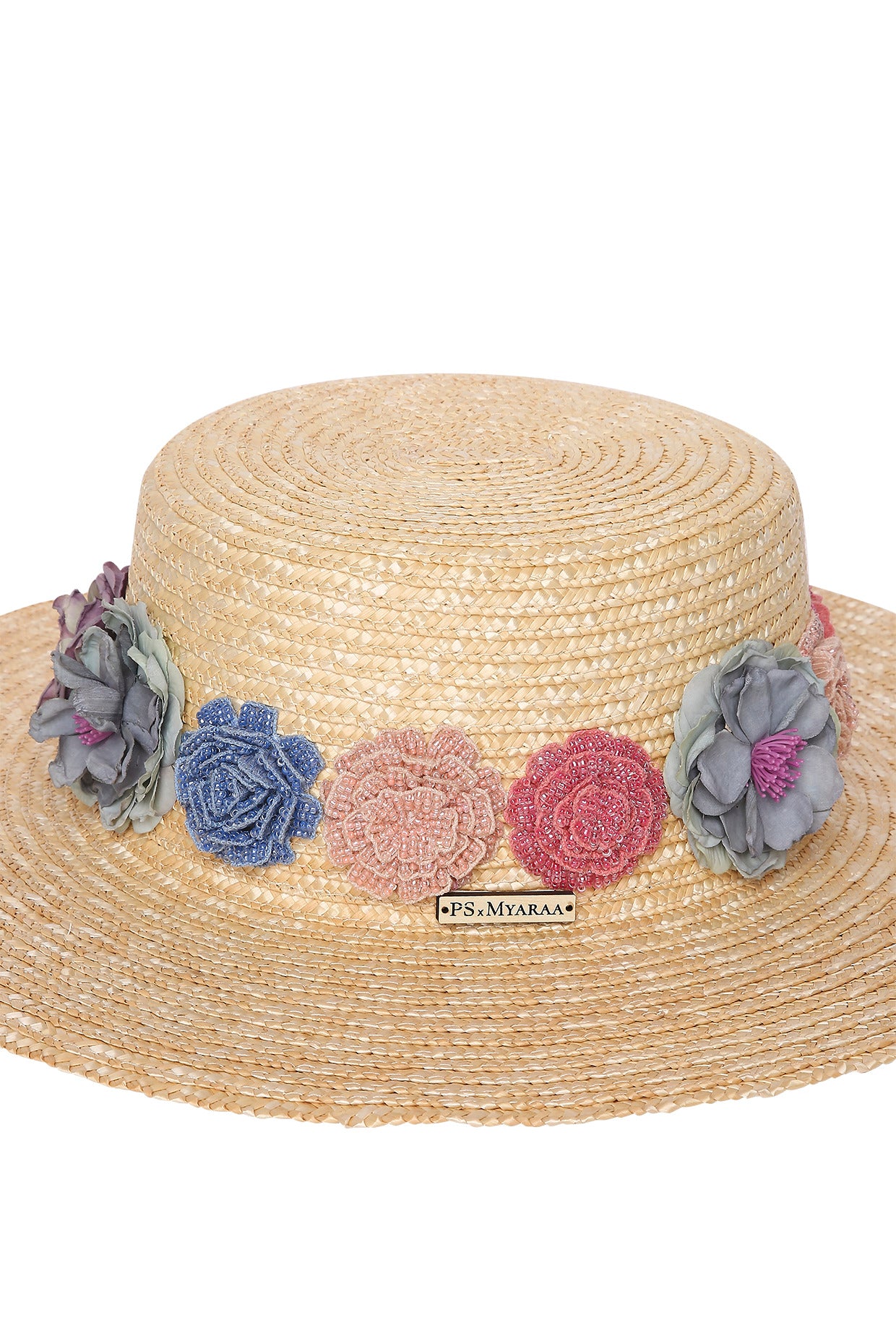 Payal Singhal x Myaraa Carnation Wide Brim Boater Hat