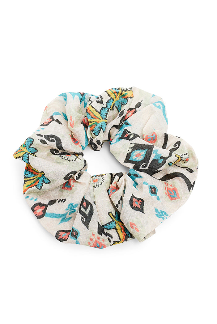 Set of 6 Assorted Silkmul Scrunchies in Signature Prints