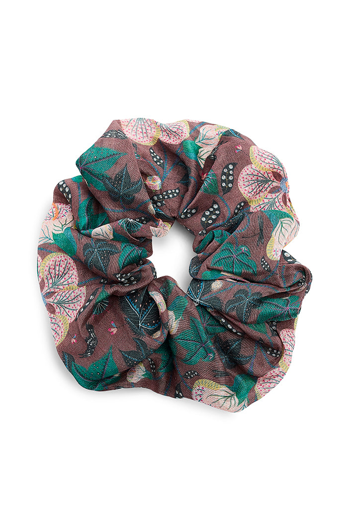 Set of 6 Assorted Silkmul Scrunchies in Signature Prints