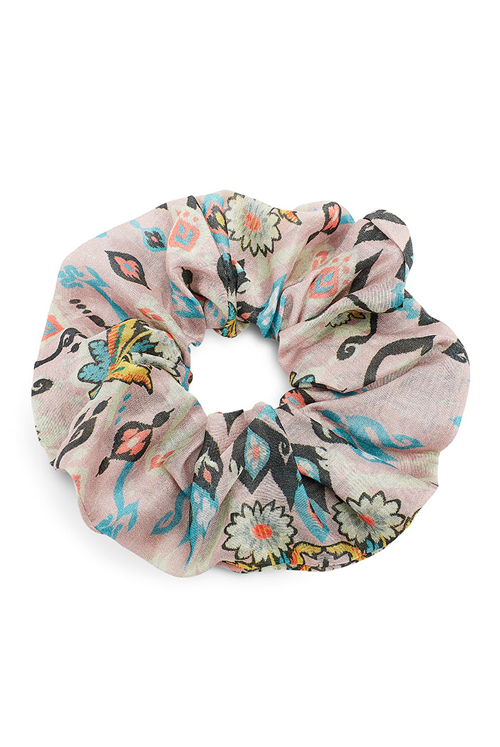 Set of 5 Assorted Silkmul Scrunchies in Signature Prints