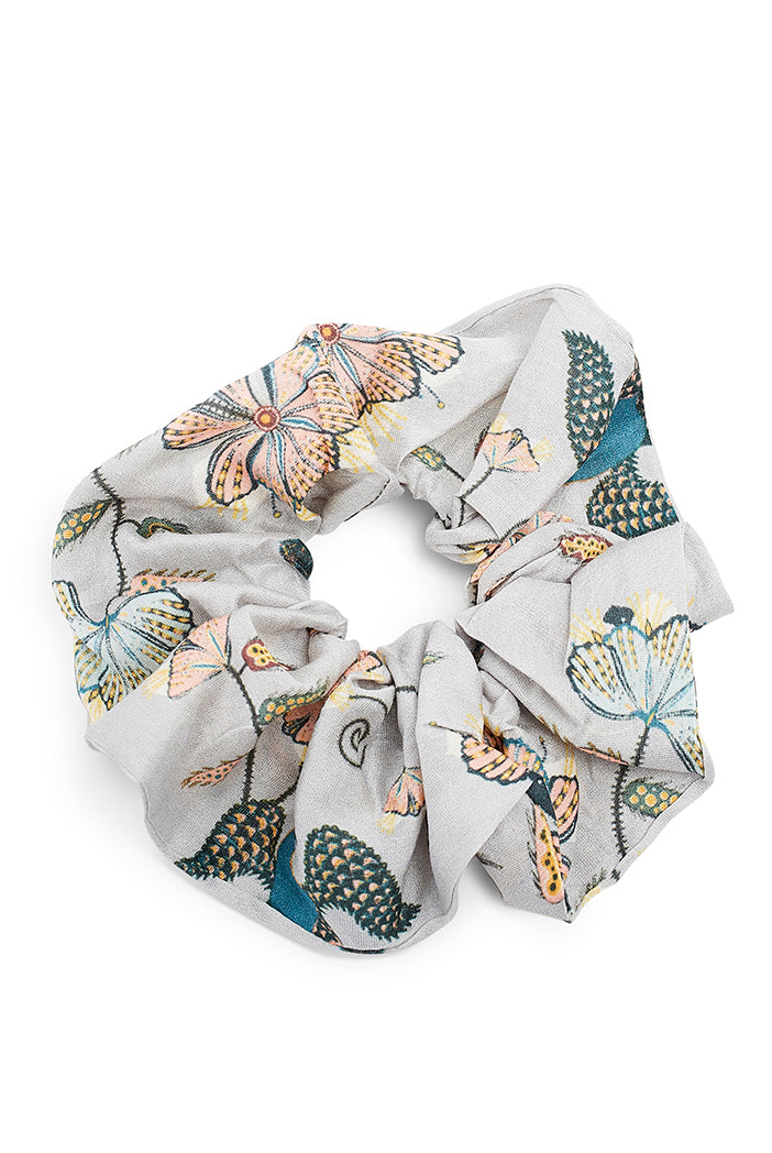 Set of 5 Assorted Silkmul Scrunchies in Signature Prints