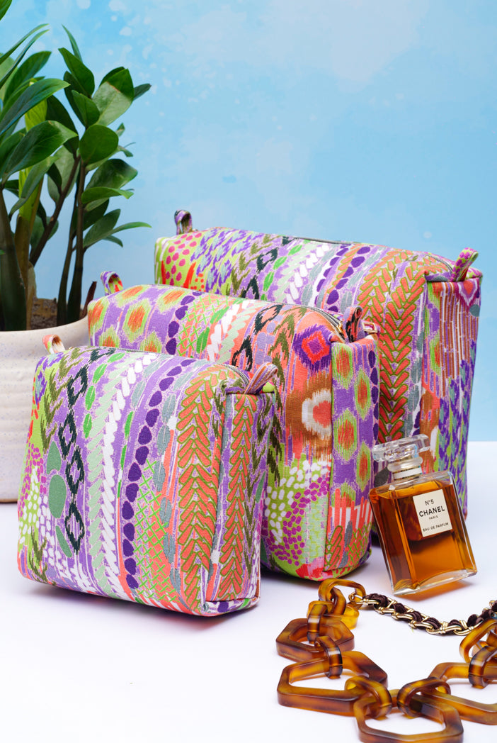 African Print Vanity Kit Set