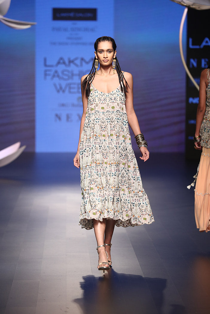 Ebru Stone Georgette Dress