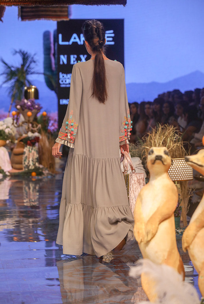 Marita Grey Georgette Dress