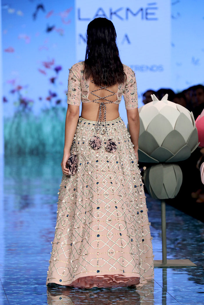 Sasha Blush Choli and Lehenga