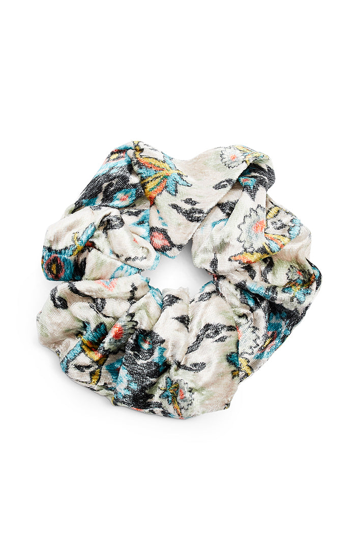 Set of 3 Assorted Velvet Scrunchies in Signature Prints