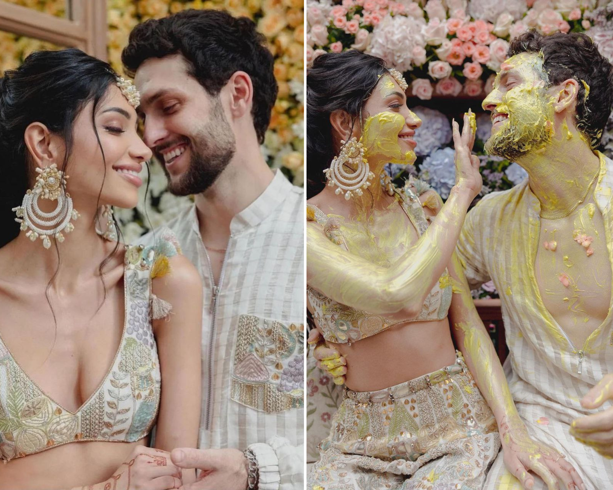 Alanna Panday smears Haldi on fiancé Ivor McCray