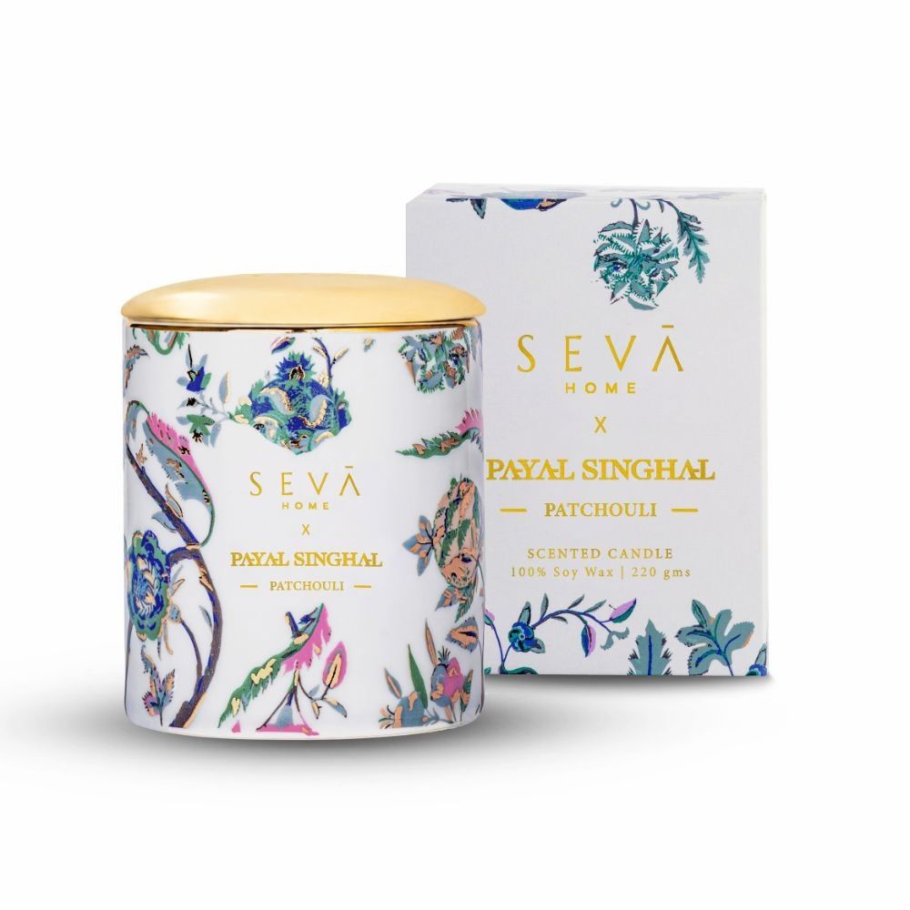 Patchouli Scented Candle | SEVA HOME x Payal Singhal Limited Edition Collection