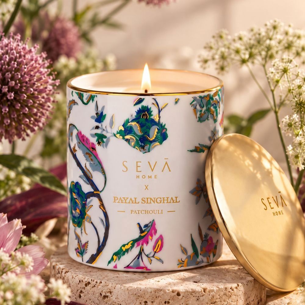 Patchouli Scented Candle | SEVA HOME x Payal Singhal Limited Edition Collection