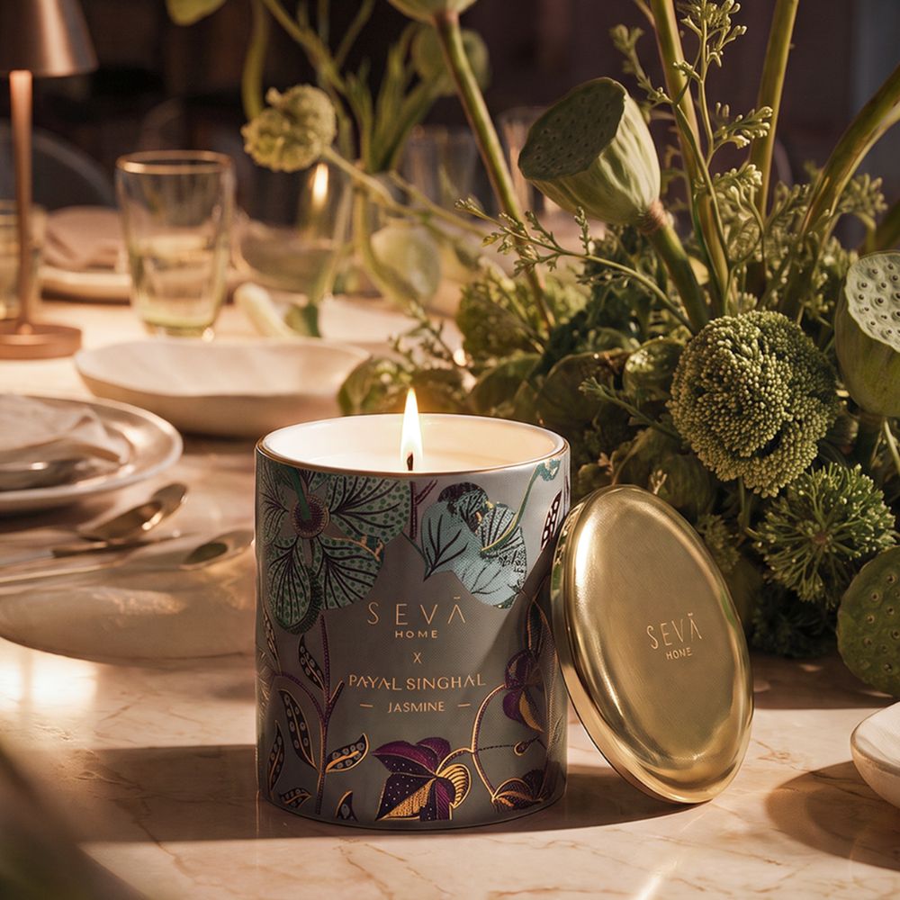 Jasmine Scented Candle | SEVA HOME x Payal Singhal Limited Edition Collection