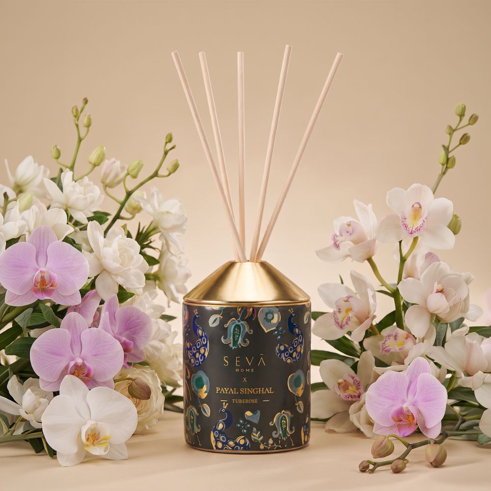 Tuberose Reed Diffuser | SEVA HOME x Payal Singhal Limited Edition Collection