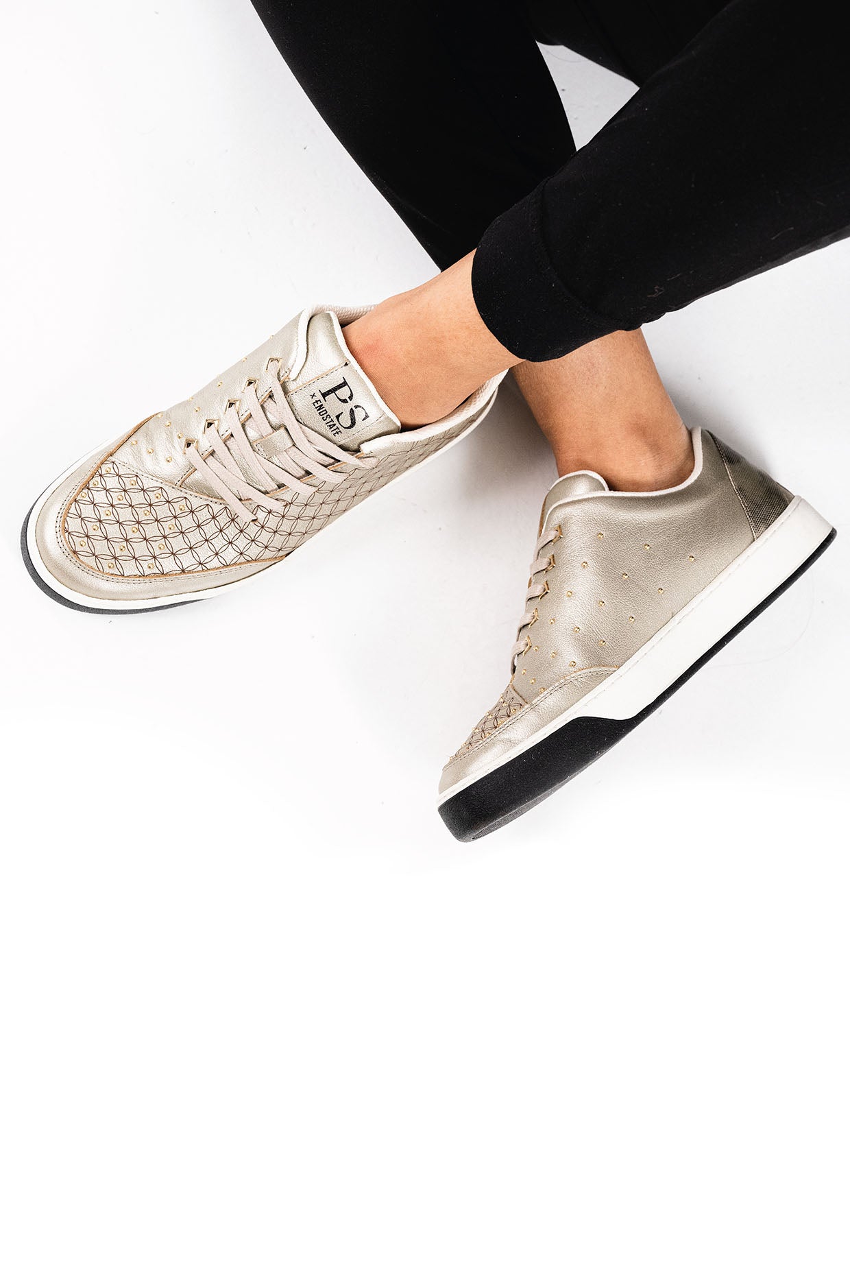 Payal Singhal X Endstate Limited Edition Sneakers - Silver