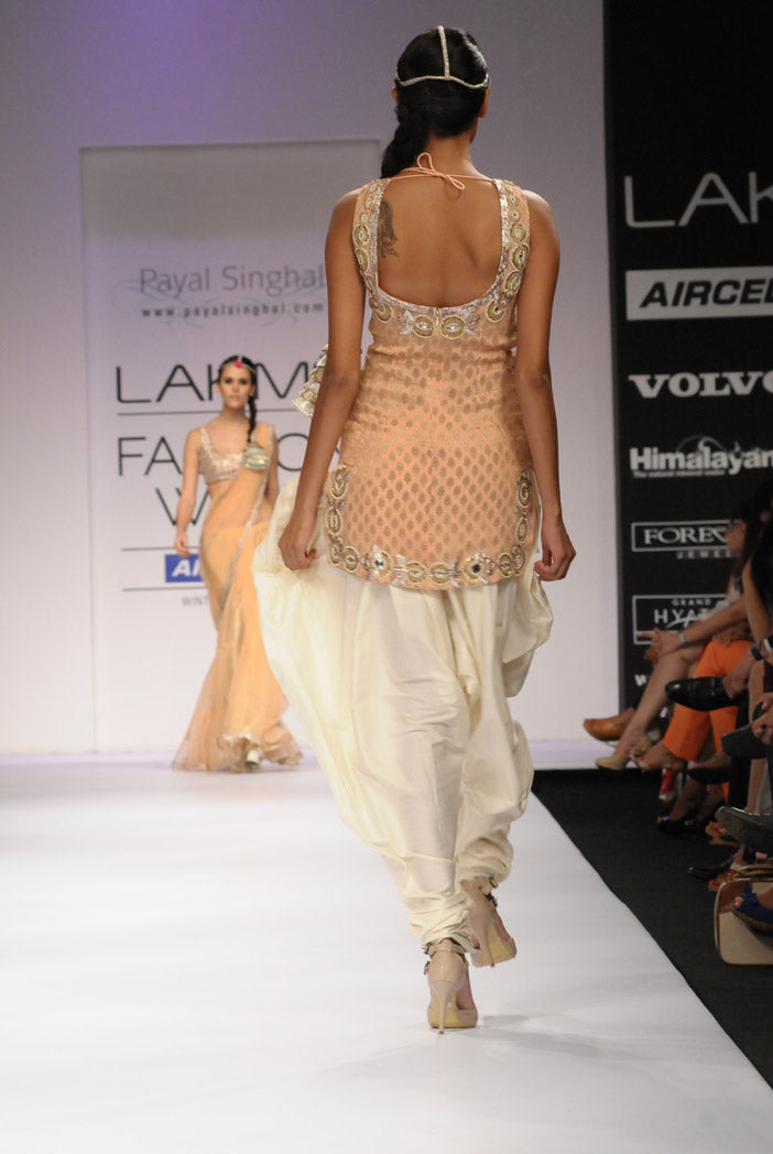 Blush Banarsi Kurta with Silk Jodhpuri Pant