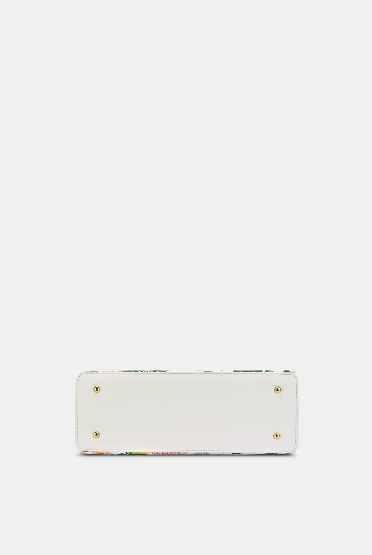 Lavie X Payal Singhal Limited Edition White Abutilon Print 3C Women's Satchel Handbag