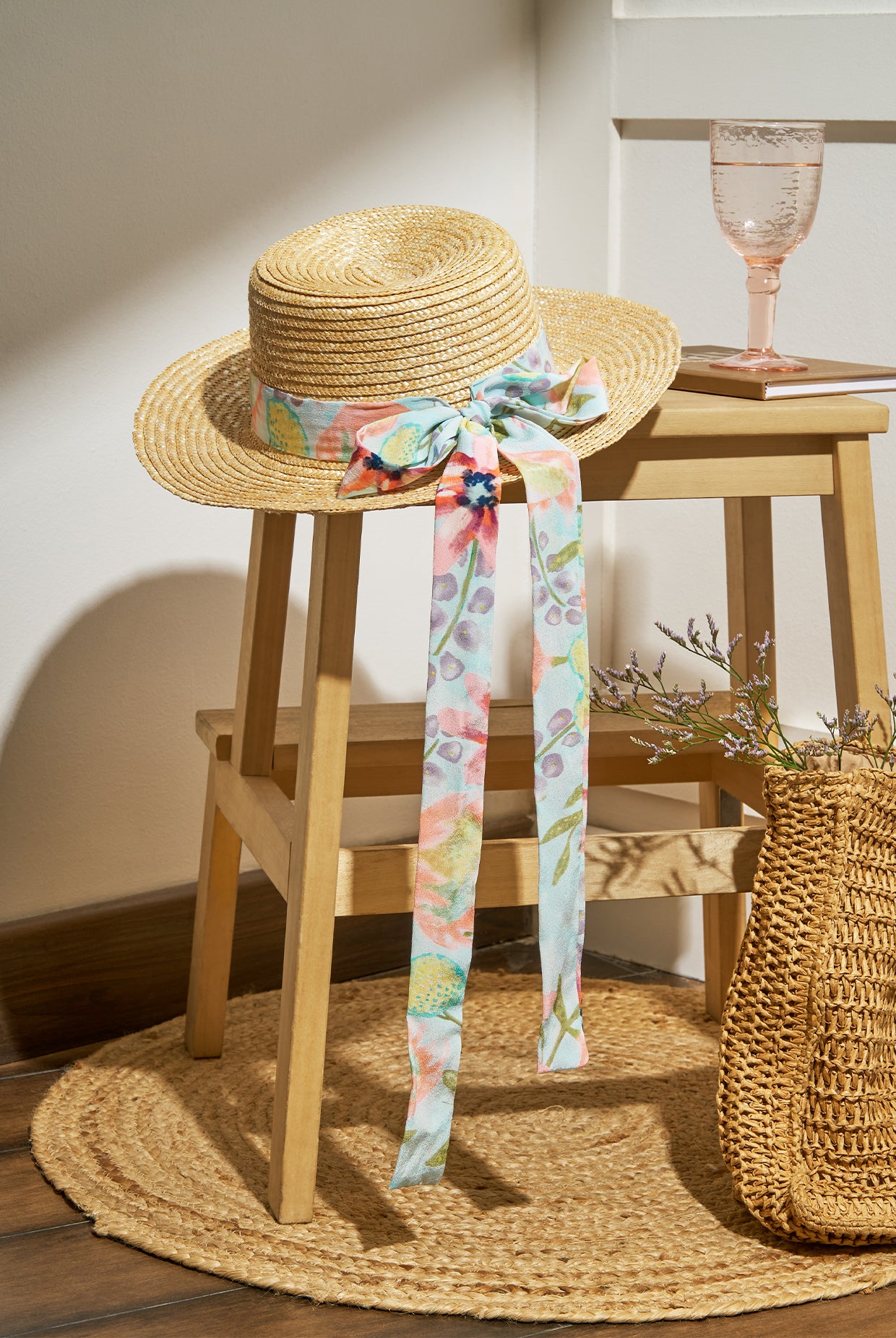 Payal Singhal x Myaraa Poppy Boater Hat