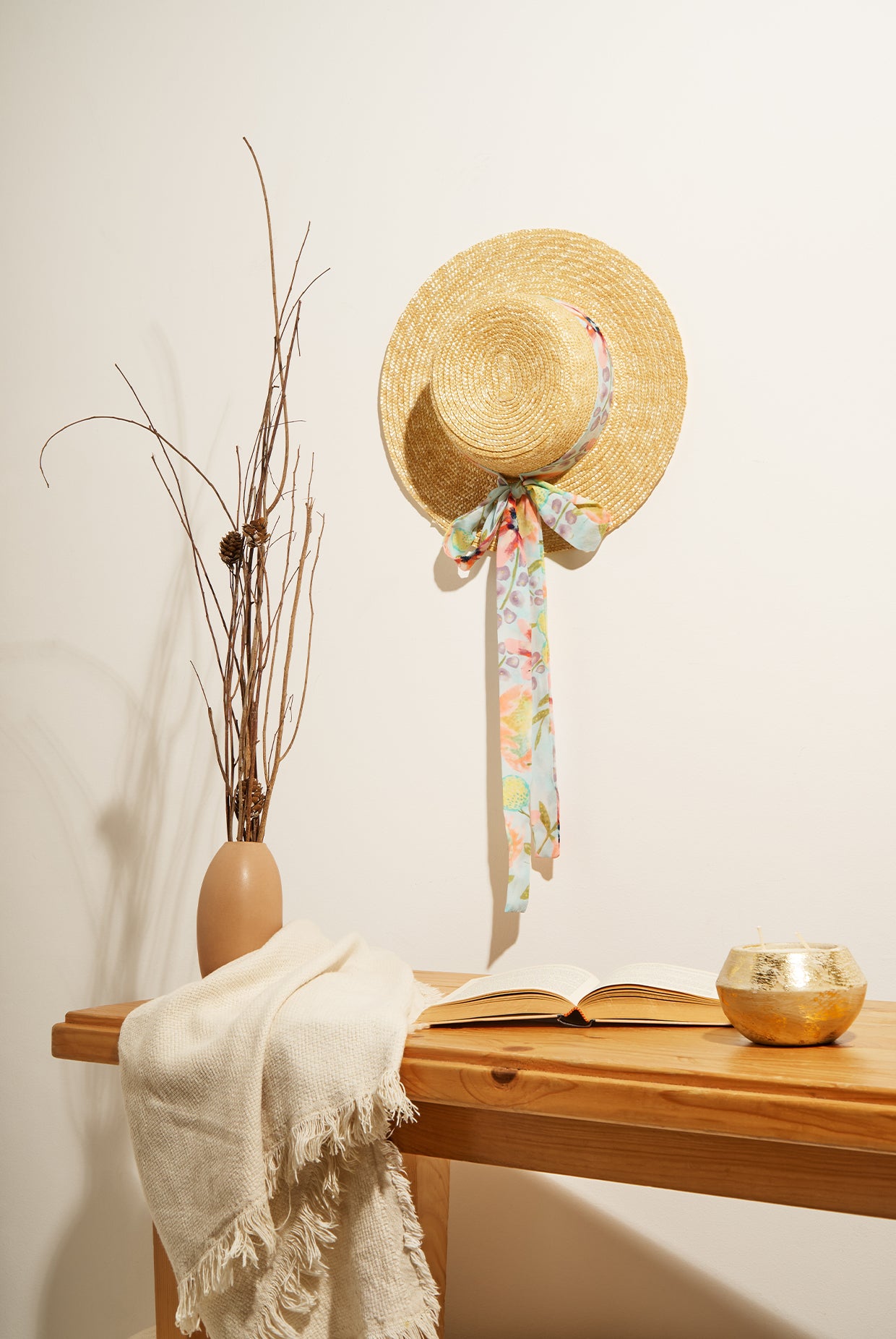Payal Singhal x Myaraa Poppy Boater Hat