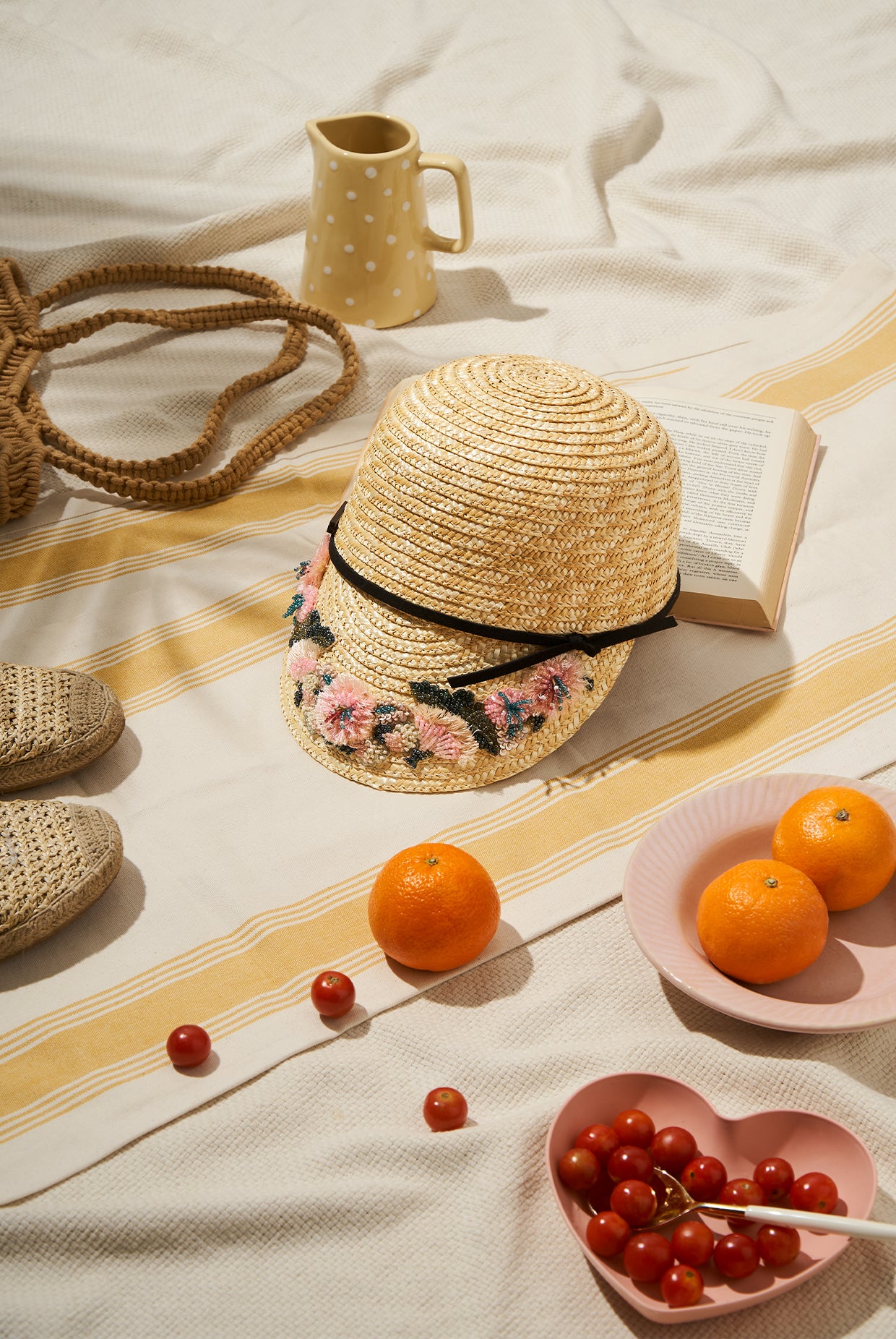 Payal Singhal x Myaraa Begonia Straw Cap