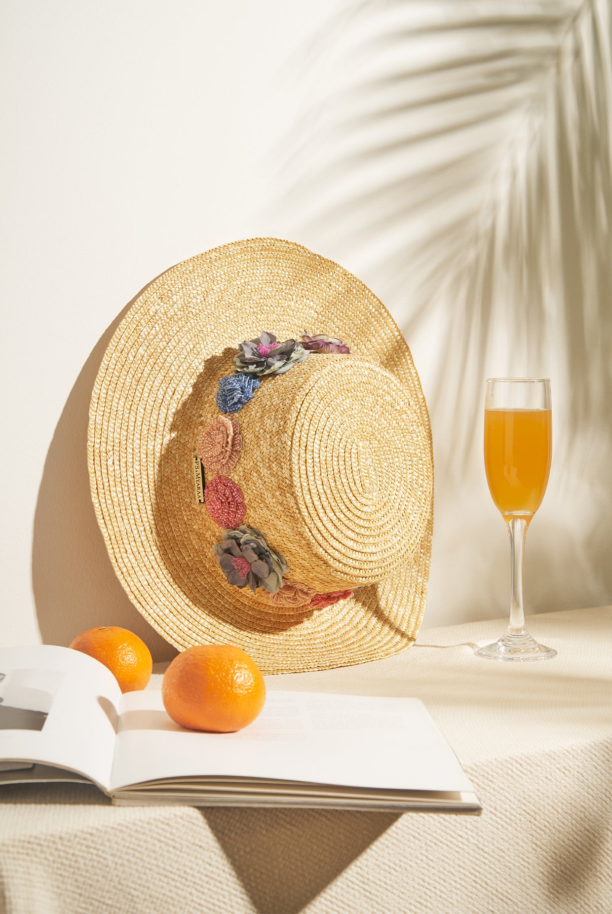 Payal Singhal x Myaraa Carnation Wide Brim Boater Hat