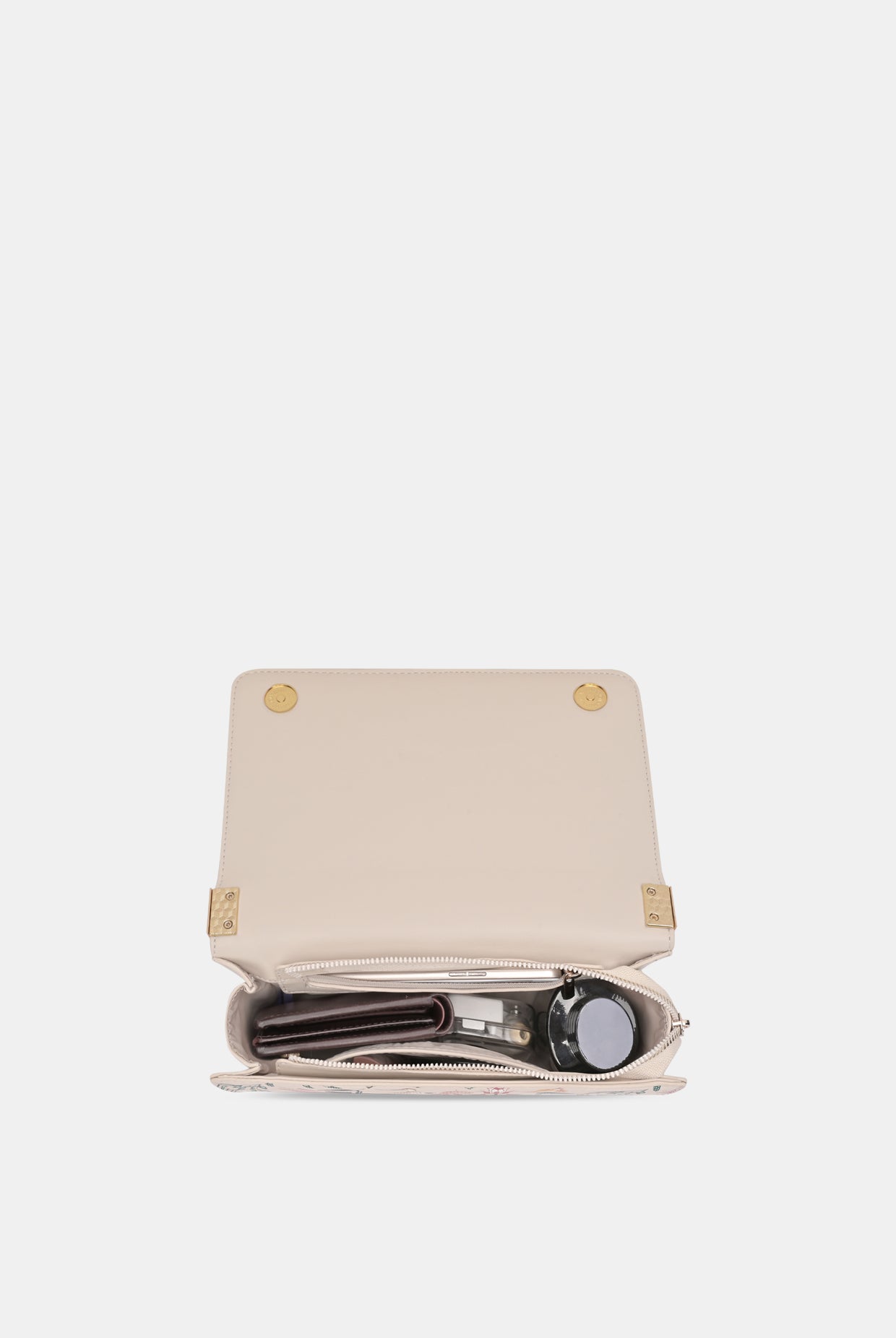 Lavie X Payal Singhal Limited Edition Off White Saras Print Women's Flap Sling bag