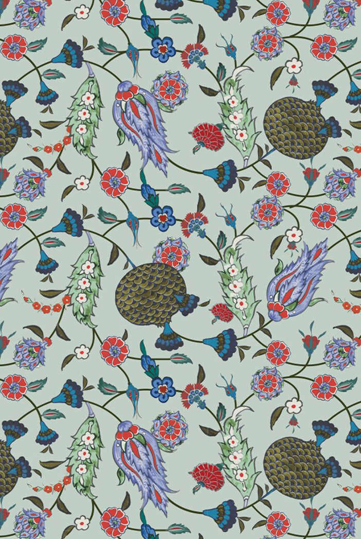 Turkish Print Square Scarf