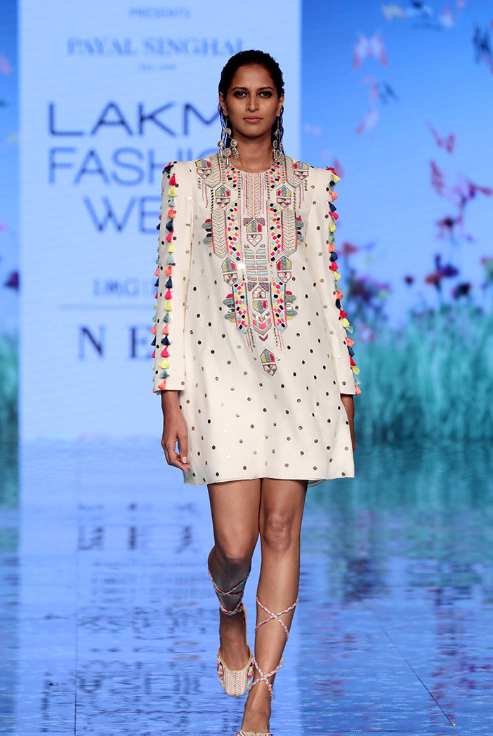 Adalia Off White Dress