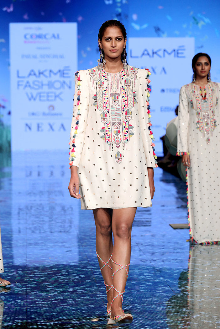 Adalia Off White Dress