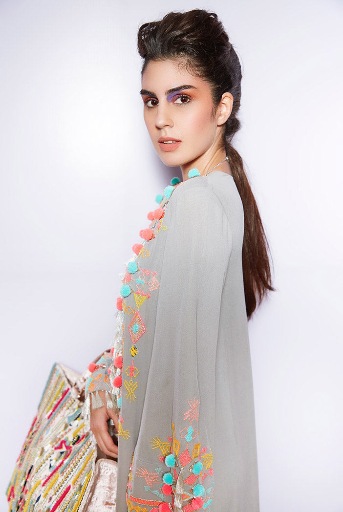 Marita Grey Georgette Dress