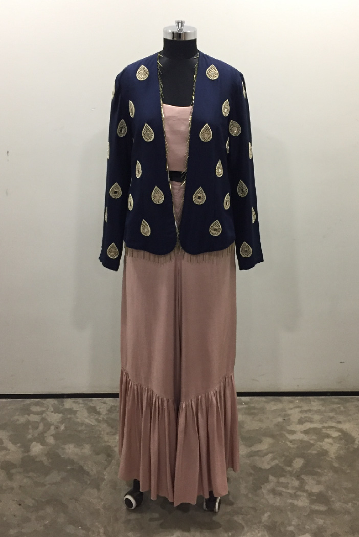 pink frill jacket